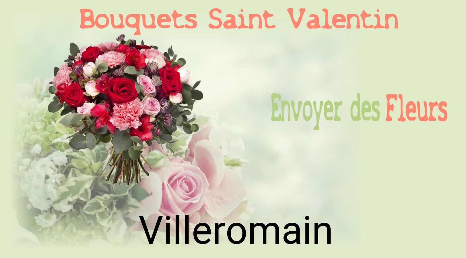 Roses de Saint-Valentin livrées à Villeromain